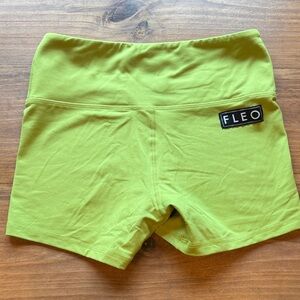 FLEO Women's Neon Green Shorts